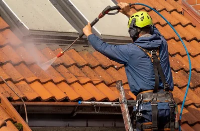 Démoussage et hydrofuge de toiture au Chauchet